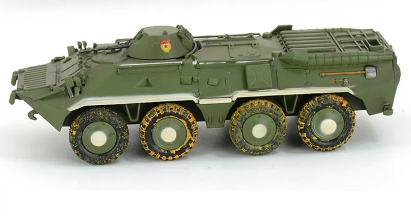 Предварительно построенный 1/72 масштаб BTR-80 APC амфибия бронетранспортер хобби Коллекционная готовая пластиковая модель