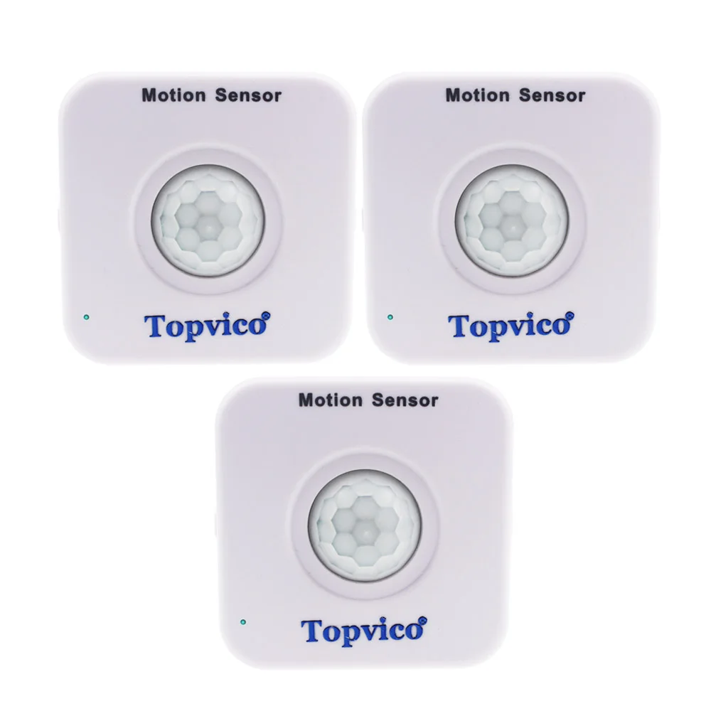 Topvico WIFI Motion Sensor Mini PIR Movement Sensor Motion Detector Sensor Alarm Wireless Home House Security System - Цвет: 3pcs