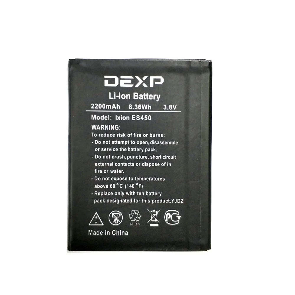 Новый аккумулятор Ixion ES450 3 8 В 2200 мАч для телефона DEXP IXION ASTRA|Аккумуляторы мобильных