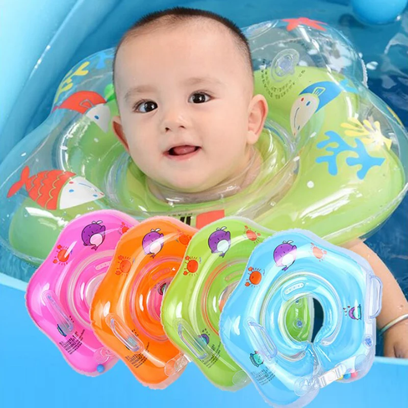 Надувной поплавок для плавания детский надувной с горлышком и чашей воды|baby pool