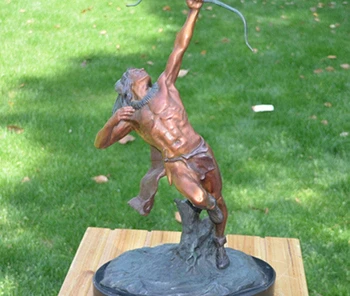 

Art Deco Sculpture Archery Man Warrior Bronze Statue
