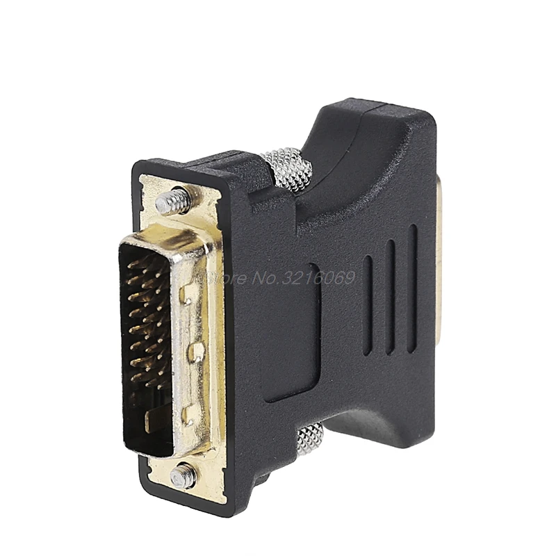 

1Pc DVI-I 24+1 Pin Male To 24+5 Pin Female Gold Plated Adapter Monitor Connector Oct29 Drop Ship