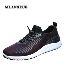 Mlanxeue männer streifen weben textur schuhe casual frühling männer schuhe atmungs deodorant flache schuhe