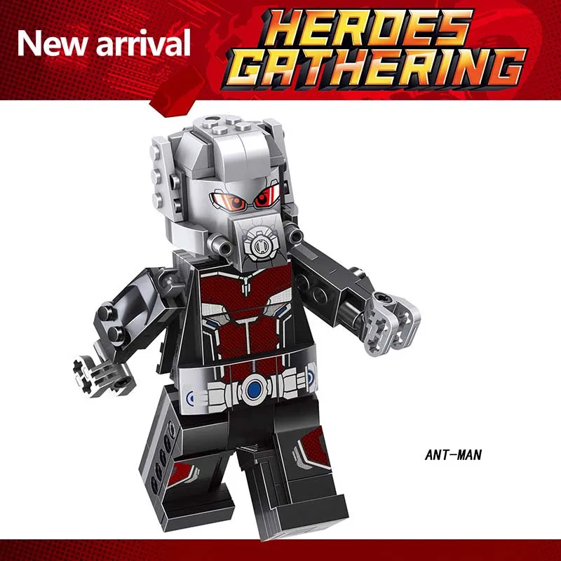 

Marvel Super Heroes Ant man Thanos inifity gauntlet Sinestro Venom Action Building Blocks Figures For children Toys Gifts