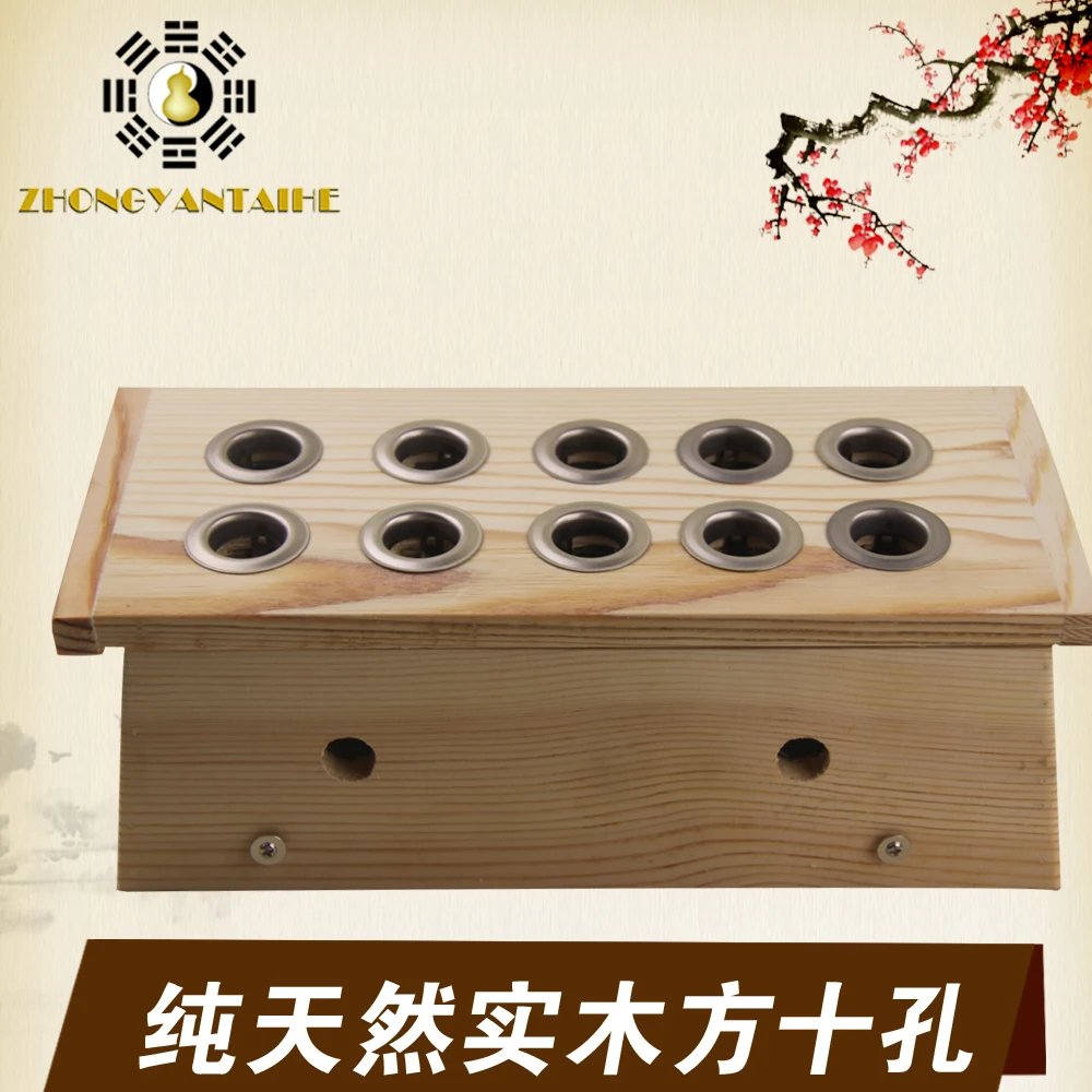 

wooden Ten holes Moxibustion box