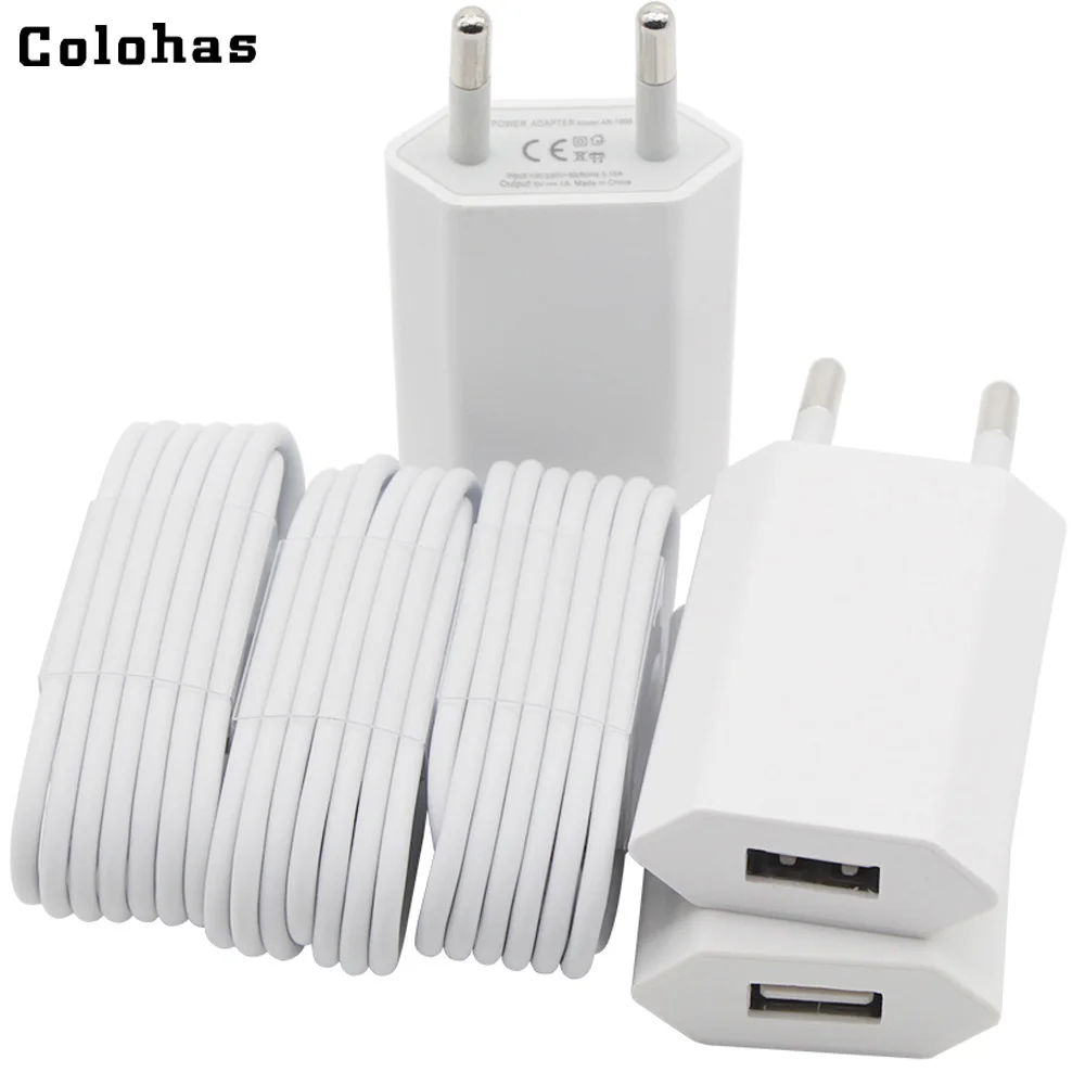 

Wholesale 3pcs * Traval Wall Charger Adapter+1Meter 8Pin Date Sync Charging Charger Cable Cords Wire for iPhone 6 5 5S 5G 5C