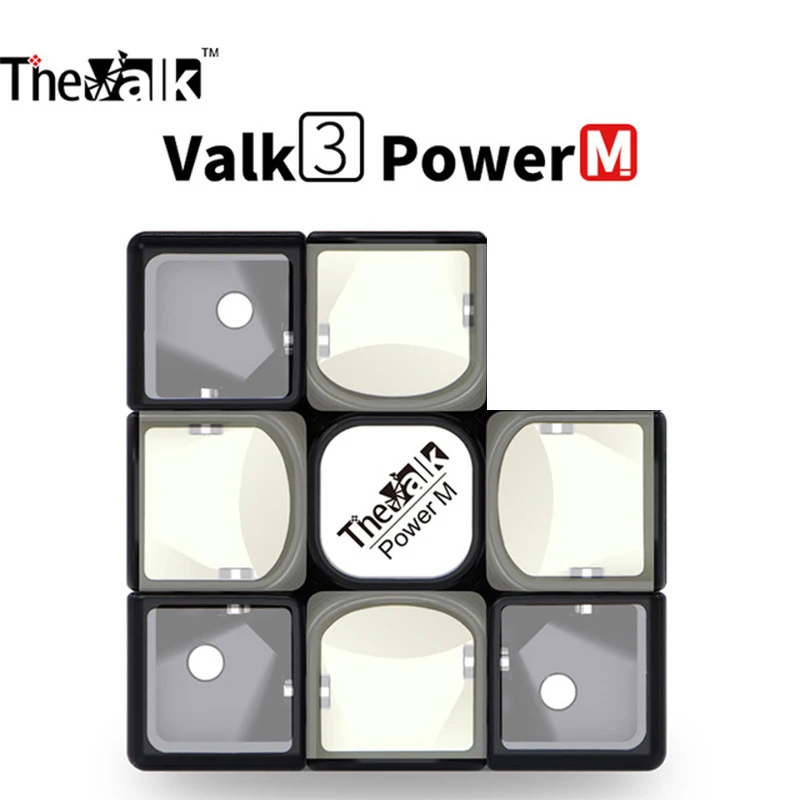 Игрушечный куб Valk3 Power M QIyi магнитный 3x3 скоростной кубик Mofangge 56 мм кубики для