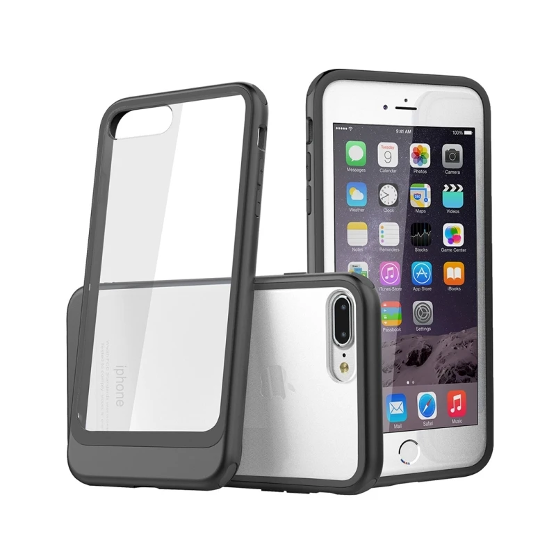 Haweel For iphone 8 plus case transparente shock proof TPU+ PC Protective Back Cover Phone Case funda silicona |