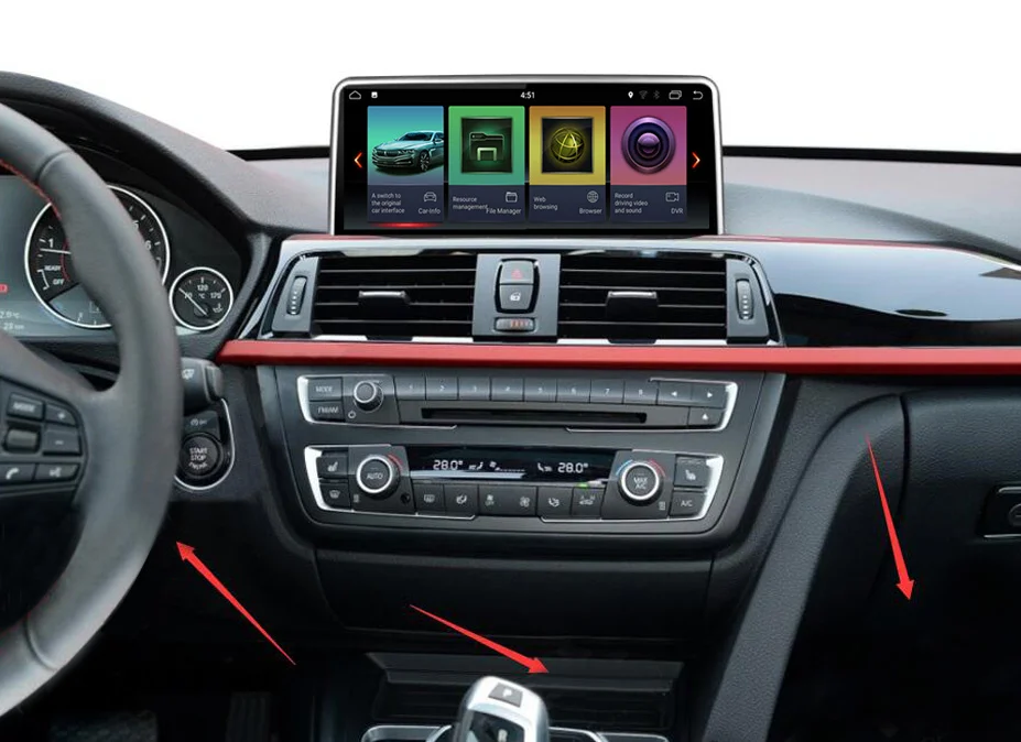 Clearance 10.2" IPS ID7 Android7.1 Car Radio player GPS for BMW 3 Series F30/F31/F34 1 series F20/F21 4 Series F32/F33/F36 2013 - 2017 NBT 5