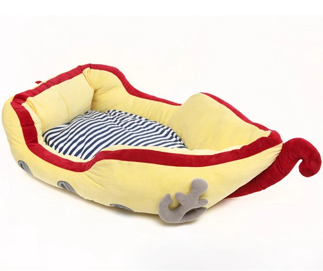 

[MPK Pet Beds] Pirate Boat Cat Bed, Suitable for Small Dogs, Black and Yellow Available