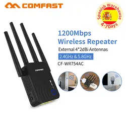 Высокомощный 1200 Мбит/с COMFAST двухдиапазонный 2,4 + 5 ГГц беспроводной Wi-Fi маршрутизатор Wifi ретранслятор Wifi расширитель длинный диапазон Wlan