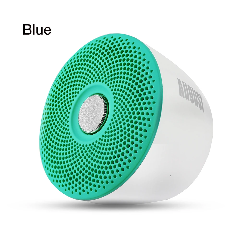 August MS430 Waterproof Bluetooth Speakers Blue