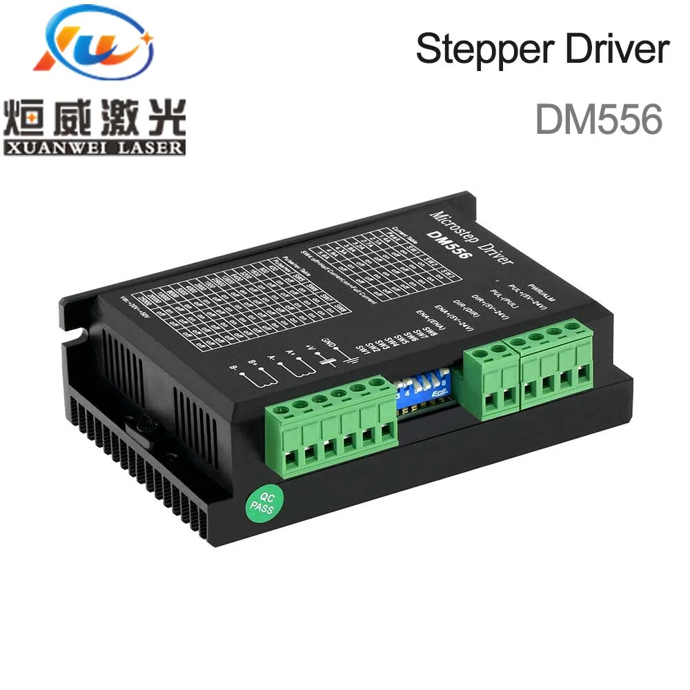 DM556 2 фазный шаговый мотор драйвер 42/57 двигатель контроллер 24 V с алюминиевой