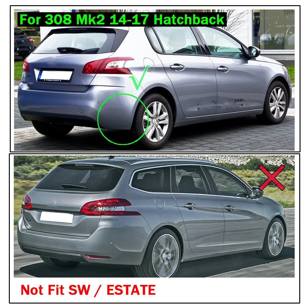 Брызговики для автомобиля Peugeot 308 Mk2 хэтчбек Люк 2014 2015 2016 2017 брызговики брызговик