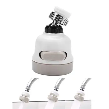 

2019 2PCS 360° Rotatable ABS Faucet Spray Head Tap Filter Nozzle 3 Modes Adjustme New high quality kitchen bathroom faucet #3J26