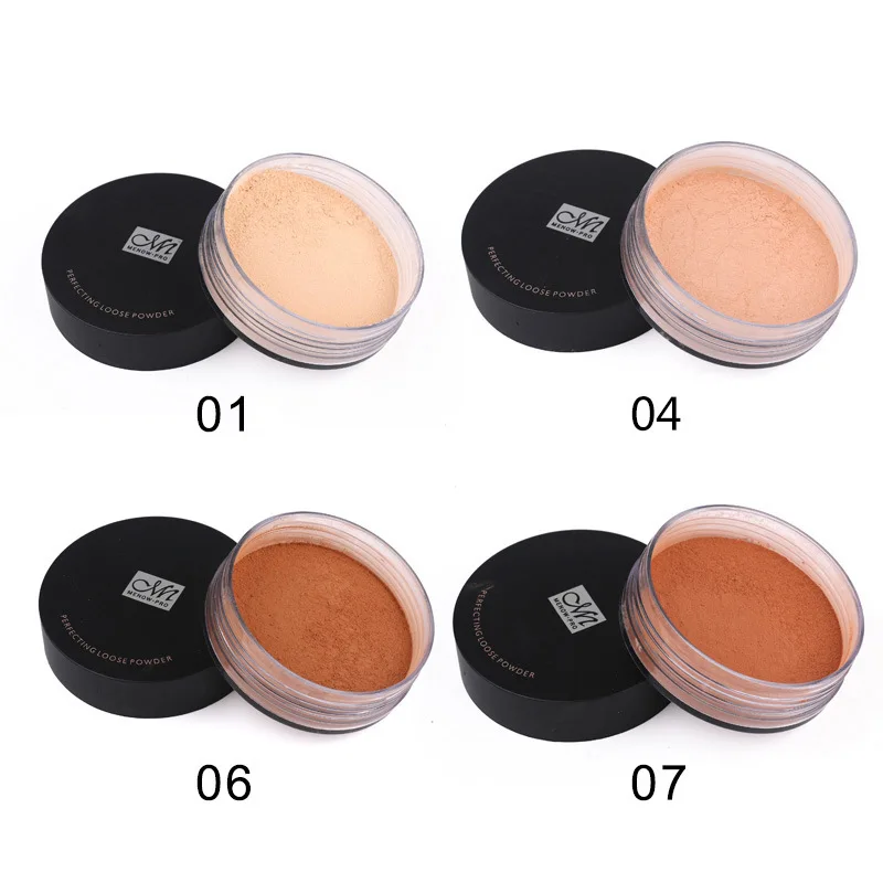 48PCS M.N Menow Brand Smooth Loose Powder Makeup Transparent Finishing