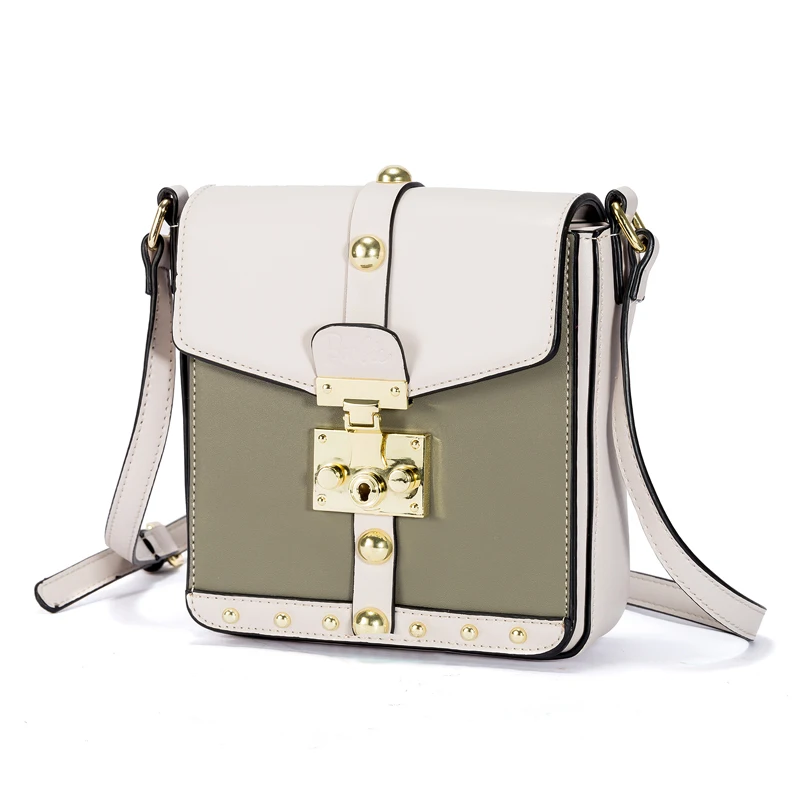 

2018 Barbie Women Shoulder Bag brand style Rivet small Leather bags women new fashion Bags Crossbody Bags for Women