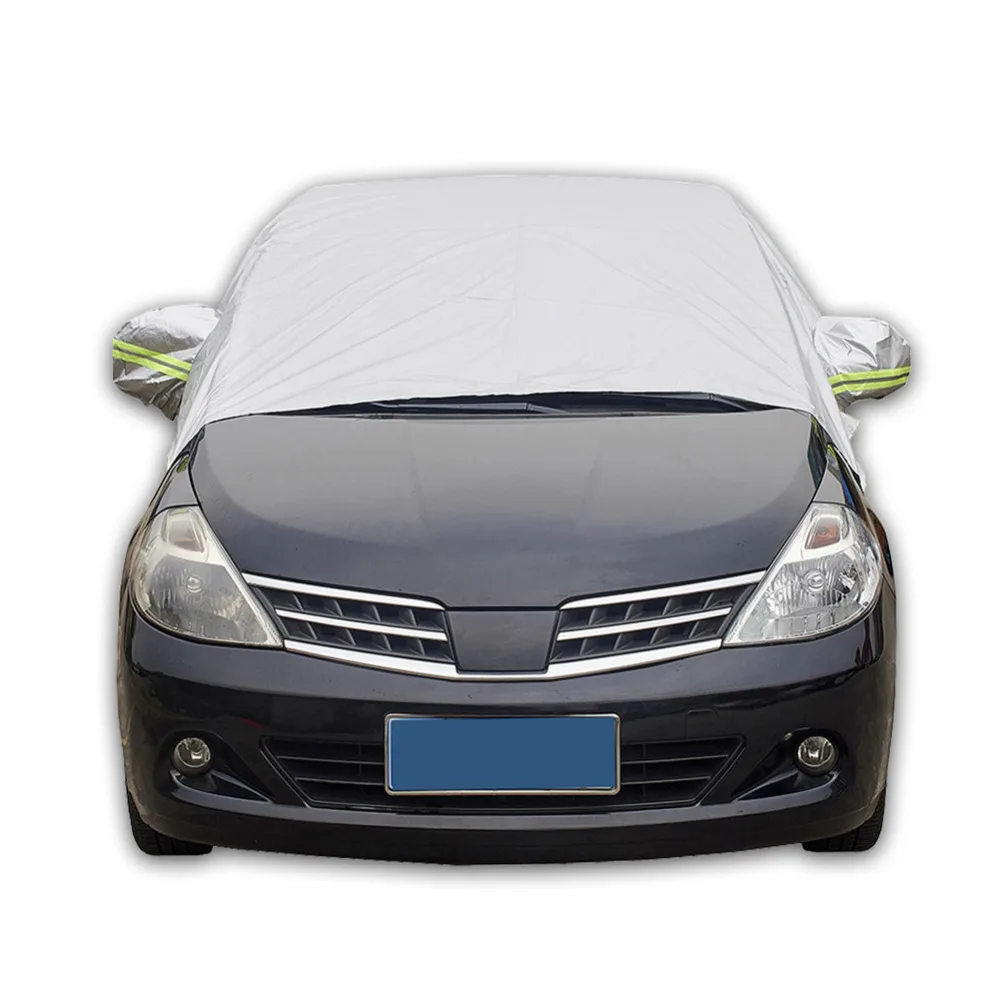  Durable Car Cover Sun UV Snow Dust Rain Resistant Half Covers Car Styling3.2Mx1.75M