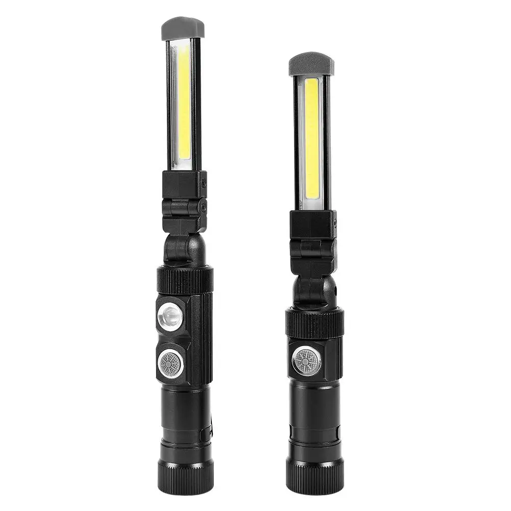 

USB Rechargeable COB Flashlight Torch Portable 5-Mode Work Light Magnetic LED Lanterna Outdoor Camping Hanging Hook Lamp