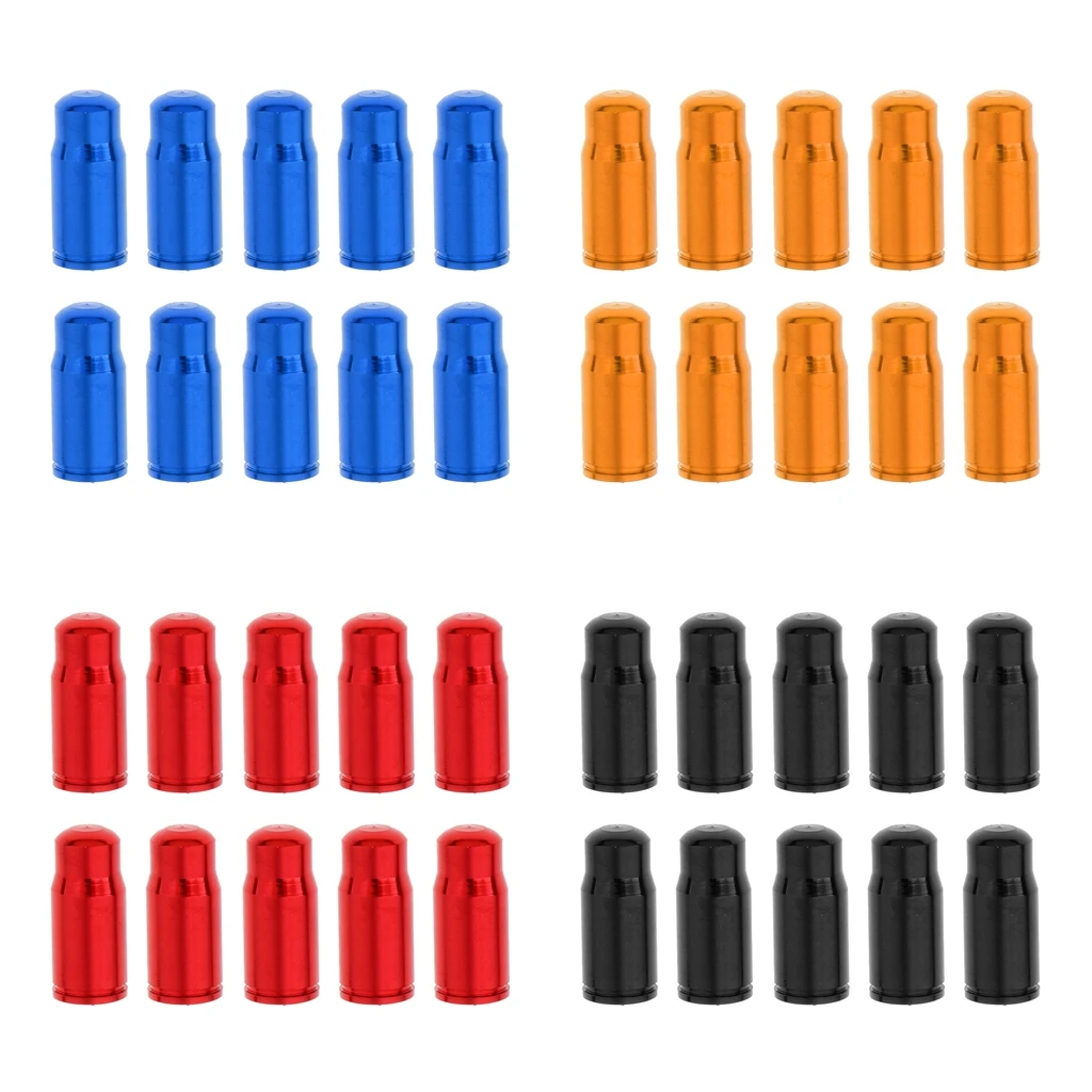  10 Pieces / Set Bike Bicycle Road Racing Colored Presta Valve Cap Dust Covers Cycling Accessories Bicycle Presta Valve Cap