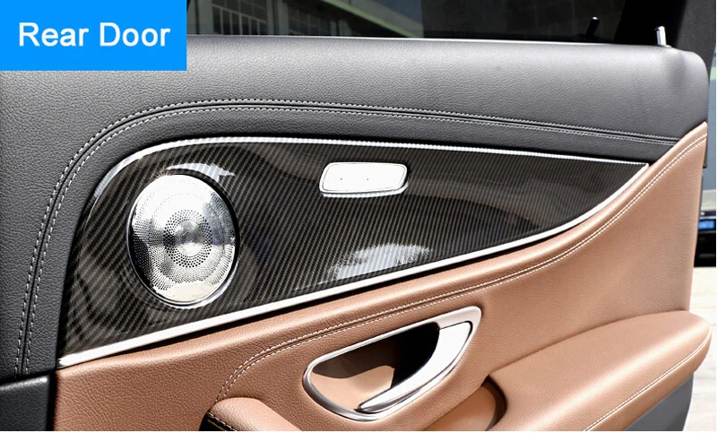 Для Mercedes Benz E Class W213 E200l E300l ABS Хромированная декоративная панель для межкомнатных дверей авто аксессуары 4 шт