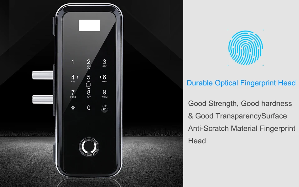 Eseye замок отпечатков пальцев деревянные стеклянные двери Keyless для офиса и дома Противоугонная смарт-карта биометрический замок на дверь