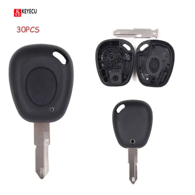 

KEYECU Replacement Shell Remote Key Case Fob 1Button For RENAULT Scenic Clio Megane without remote/electronics/transponder chips
