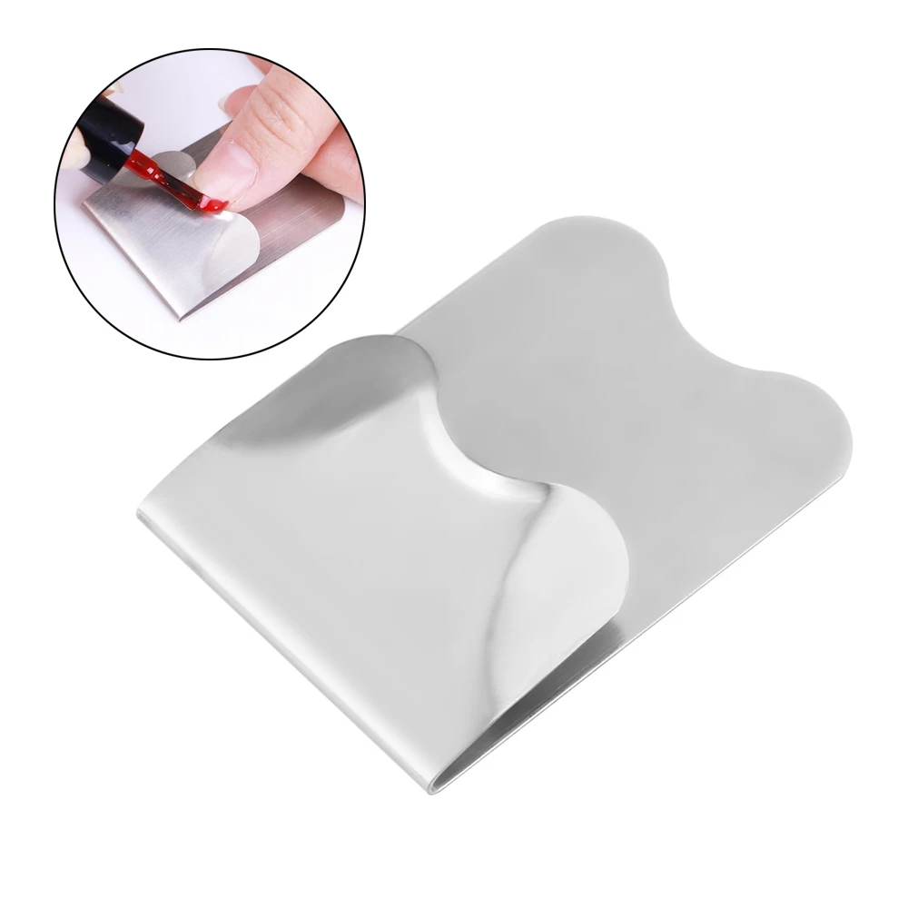 

1PC Nail French Line Edge Tip Guides Stainless Trimmer Stencil Templates Sliver Nail Edge Trimmer Fashion DIY Manicure Tips