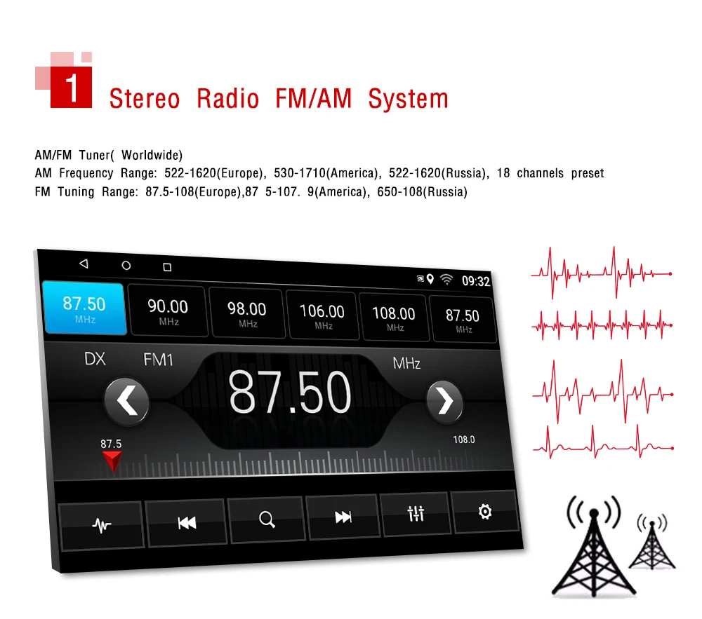 Flash Deal Podofo 9" IPS Android Car Radio Multimedia Video Player GPS Navigation WIFI Mirror Link Bluetooth FM For KIA K2 RIO 3 2011-2016 5