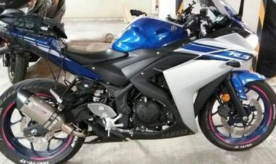 Без шнуровки для Yamaha R25 R3 мотоцикл заводской выхлопных газов Mid связующим звеном трубы Нержавеющая сталь средней трубы