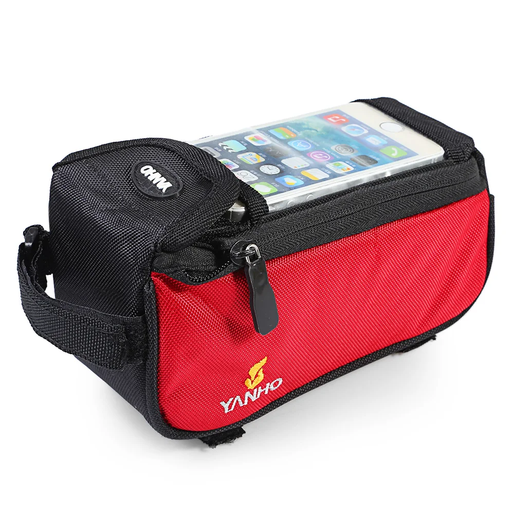 Flash Deal YANHO Cycling Bike Bicycle Phone Case Frame Front Tube Bag For iPhone 4/4S/5 Blue/Red/Gray /Black/ Orange 2
