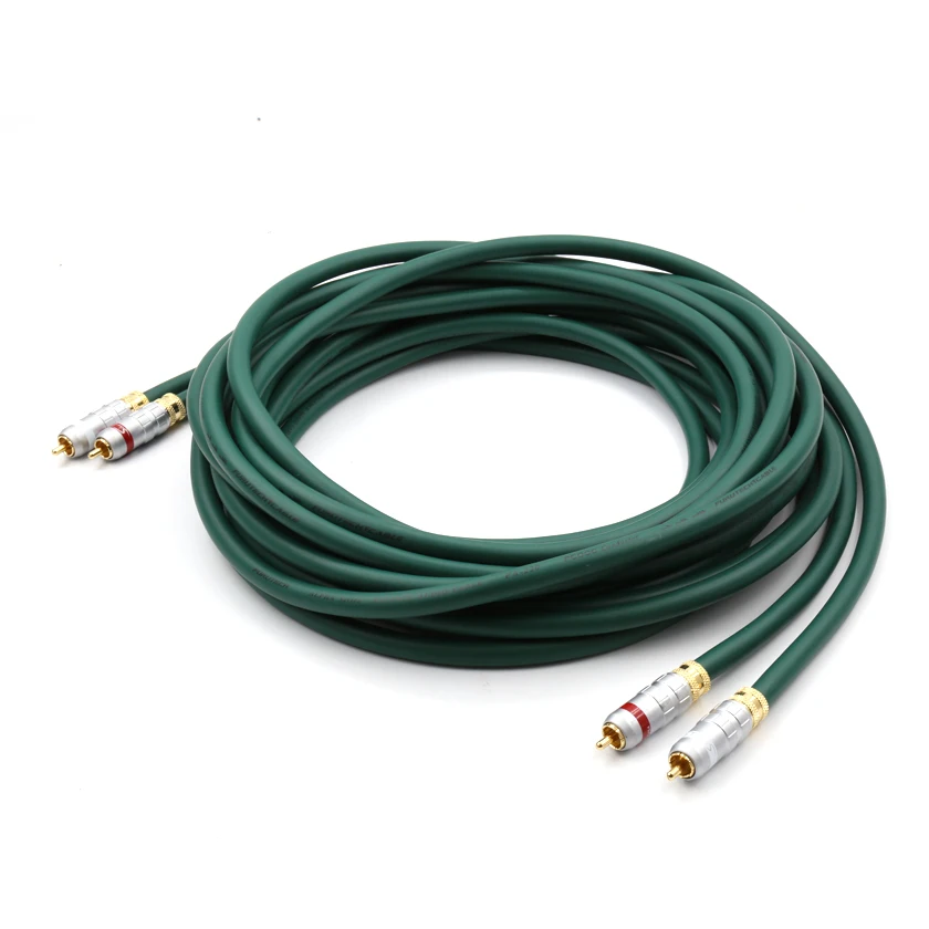 50CM 2M pair RCA Audio interconnect Cable with silverlink RCA plug