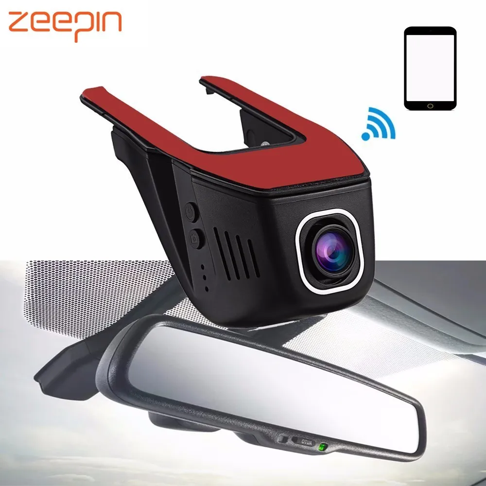 Zeepin RS400 Novatek Car Hidden Dash Cam DVR 1080P 170 Degree FHD WDR WIFI Vehicle Driving Recorder Camcorder