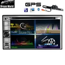 Android 4.2 Dual-CPU 6.2″ Double 2Din 3G-Wifi Car GPS Navigation Car DVD Player BT Indash Radio In Deck Stereo+CAMERA