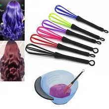 S Professional Random Color Plastic Salon Hairdressing Promotional Dye Cream Whisk Hair Mixer Barber Stirrer Hair Care Styling