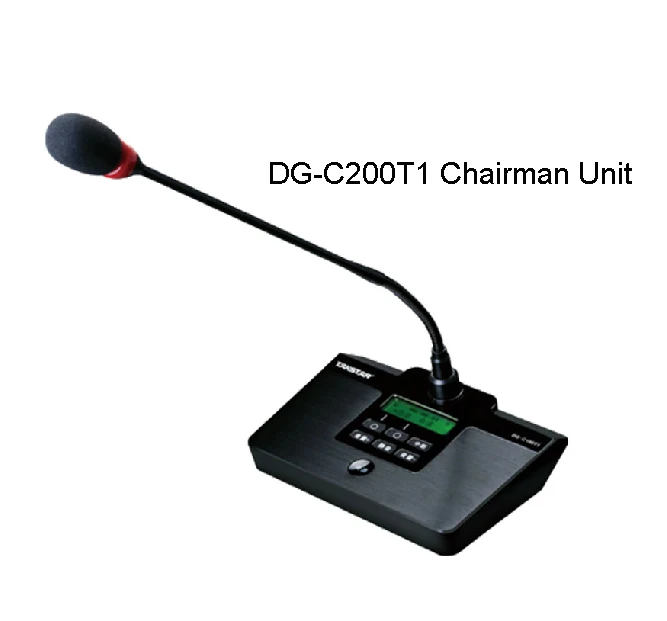 Takstar DG-C200R 11 человек портативные микрофоны микрофонная система для Конференции 2,4G цифровой беспроводной Конференц-Системы