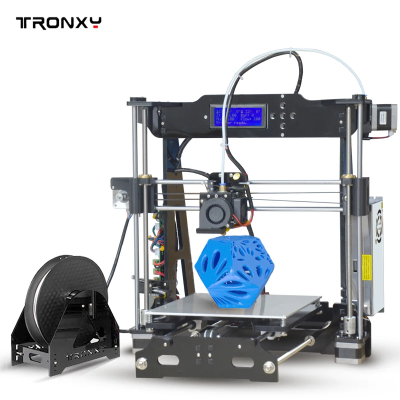 

Tronxy P802E 3D Drucker DIY kits Bowden Extruder MK3 heatbed 3D Druck PLA ABS unterstützt Auto nivellierung optional 8 GB SD