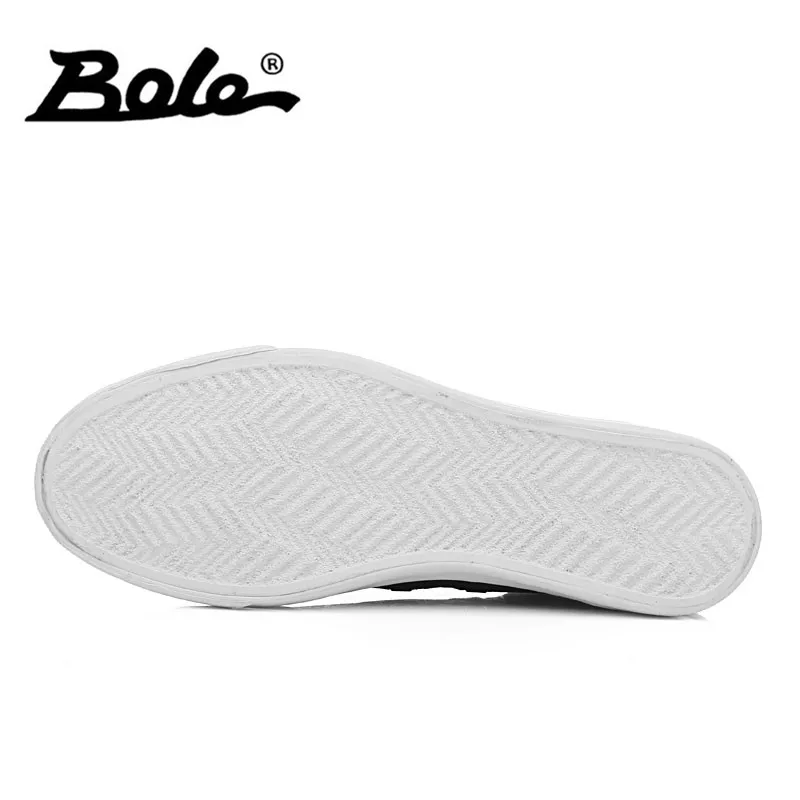 Bole Style gris Mode Casual Respirant Lace Été Chaussures Printemps Confortable vert Hommes Sneakers Up Nouveau Toile Haute Noir nwN0PkO8X