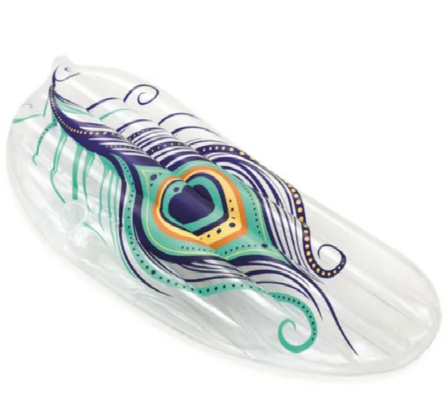 189x79cm Aerated Water Bed Feather Floating Drainage Adult Surfing Board 2