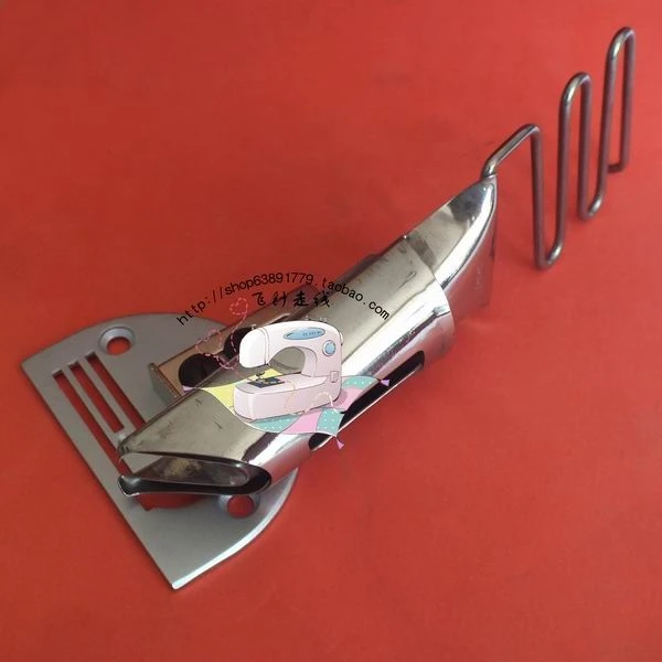 

Industrial flat sewing machine binder thick material synchronous car half folding single bag puller edging cylinder with needle