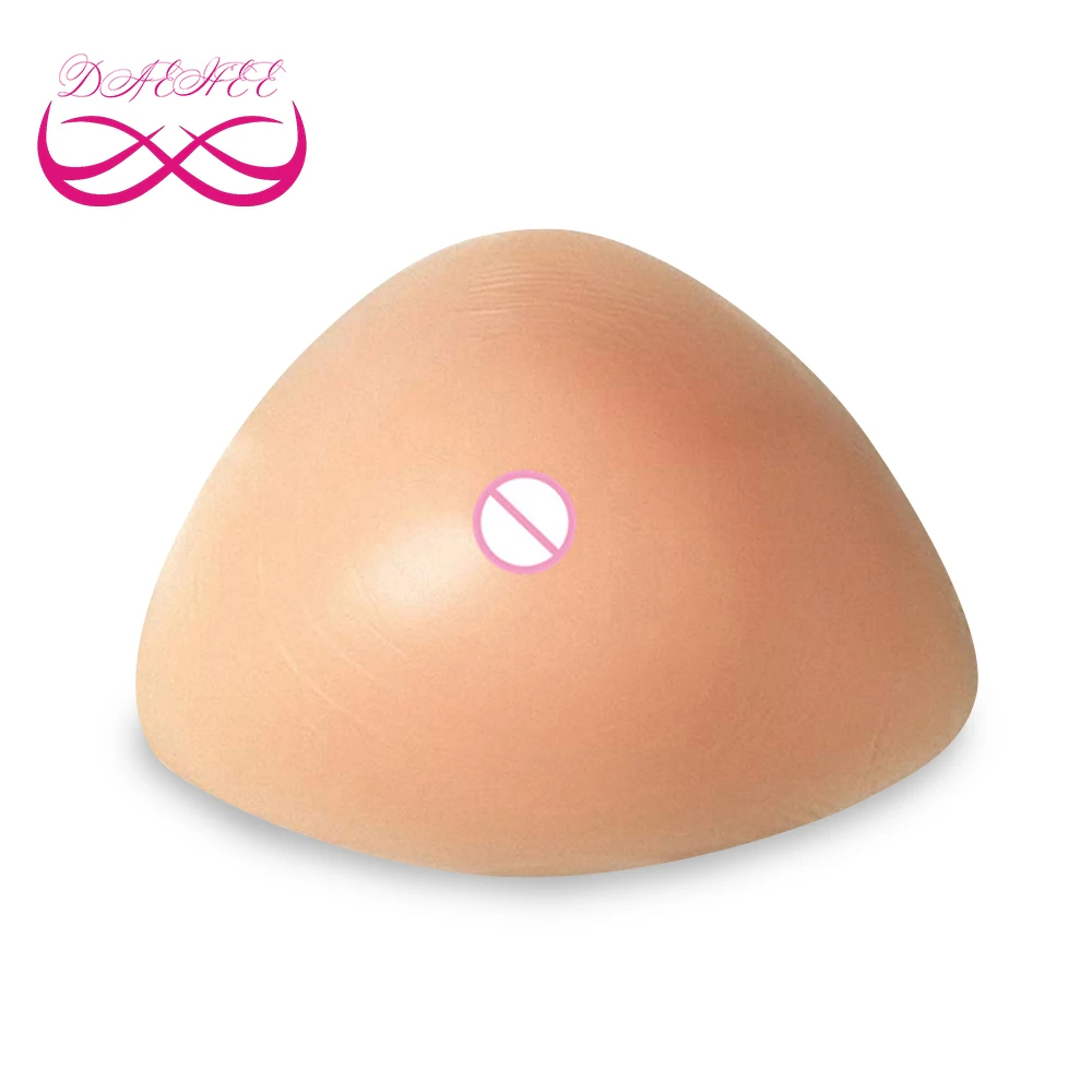 

Triangle Shape 300g/Piece Nontoxic Medical Silicone Fake Breast Form Boobs Prosthesis Tits Chest For Mastectomy Breast Cancer