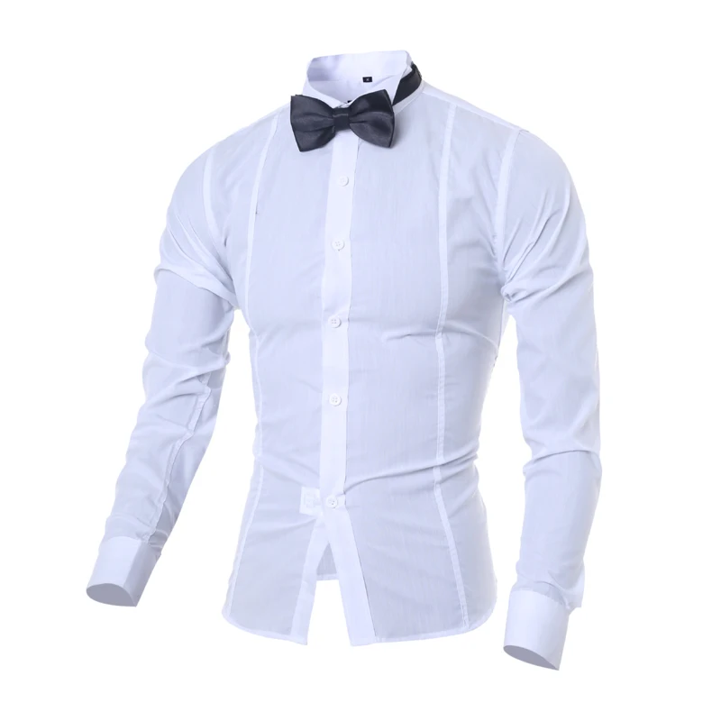 Popular Bow Tie Dress Shirt-Buy Cheap Bow Tie Dress Shirt