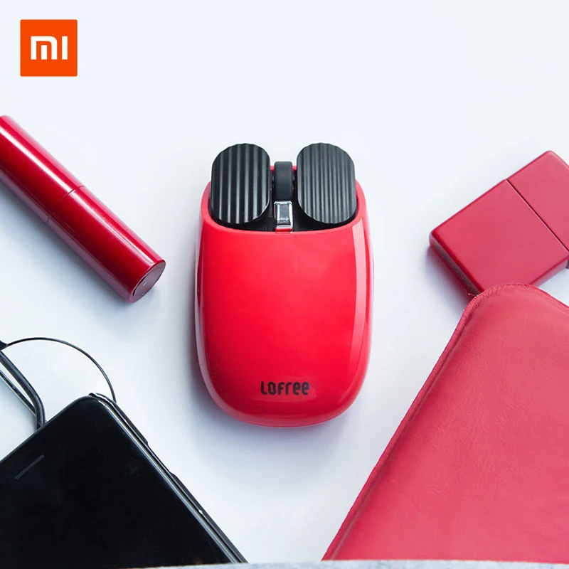 

New Arrived Xiaomi Mijia LOFREE 2.4G Wireless Mouse Dual Mode Connection Unique Gesture Function Multi-system Compatible 3
