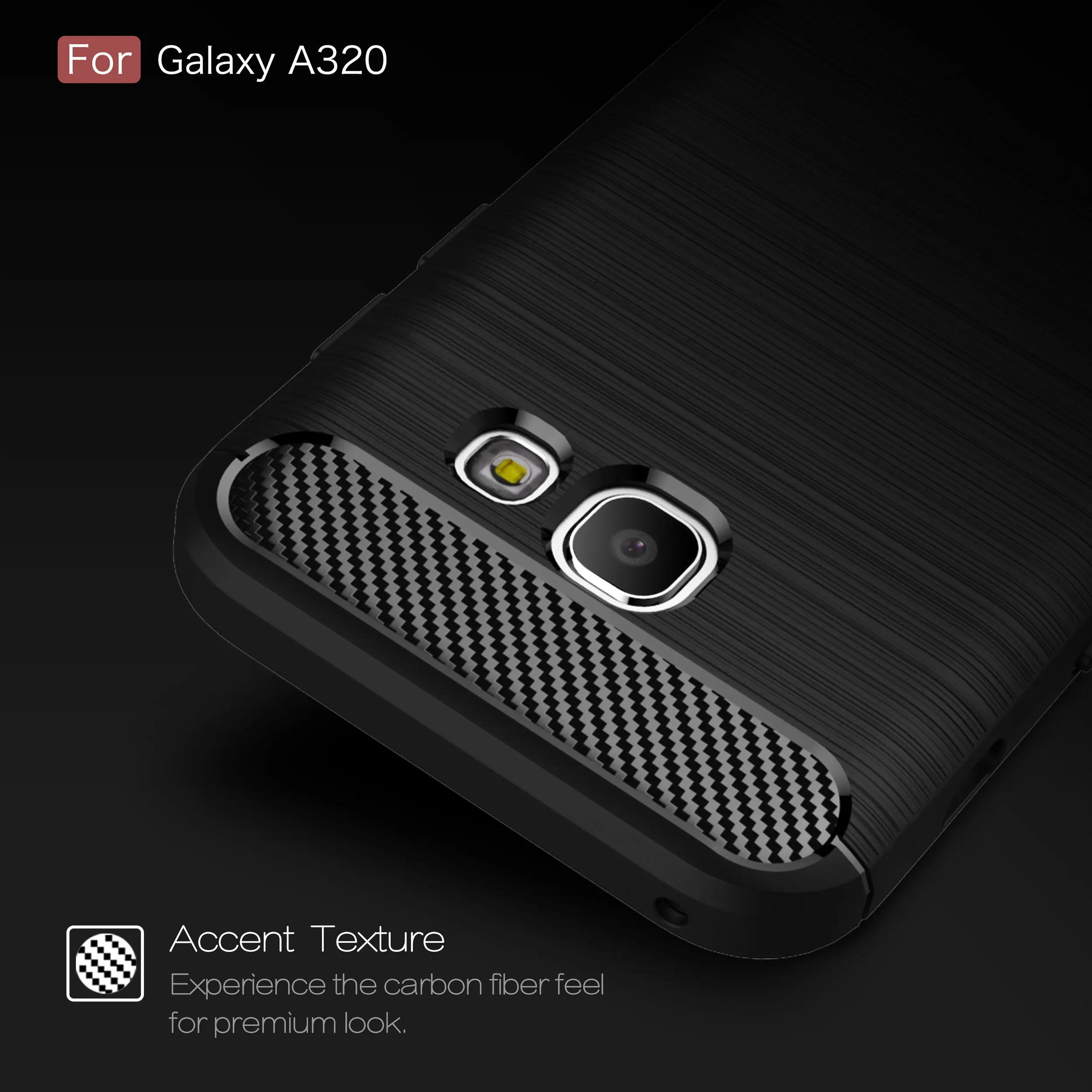 TPU чехол для samsung Galaxy A3 3 2017 A320F/DS SM-A320F/DS углеродного волокна крышка A320 A320FL SM-A320FL
