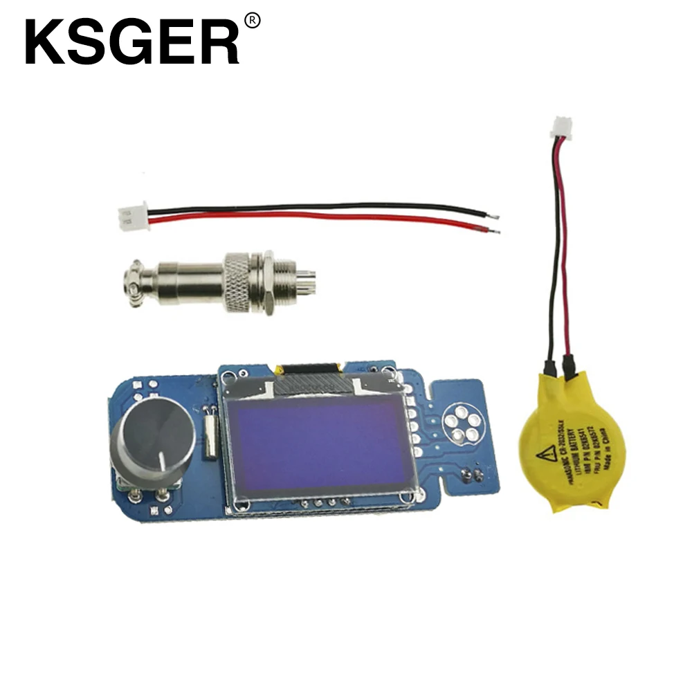 KSGER V2.1S Электрические паяльники T12 STM32 OLED 1,3 Размер контроллер экрана 9501 паяльная Ручка DIY наборы для Hakko T12 наконечник