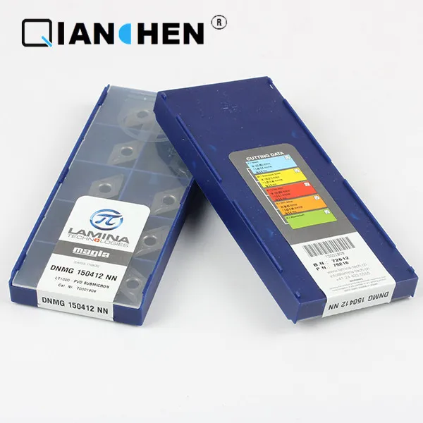 

Genuine original high quality high-performance LAMINA DNMG 150412 NN LT10 (10pcs/lot) tungsten Carbide Cutting tools inserts