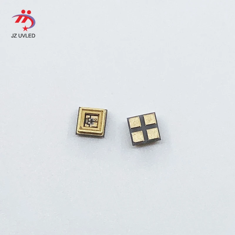 

10 Pcs of 275nm 10mW UVC LED Lamp beads for UV sterilization product UVA & UVC SMD 3535 chip LED Deep violet ultraviolet light