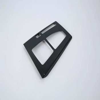 

For Audi Q5 FY 2018 2019 Car Styling Carbon fiber Chrome Matte Interior Gear Shifter Panel Media Control Cover Trim LHD