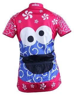cookie monster cycling jersey women's