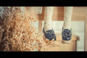 

BJD doll shoes brilliant black shoes for 1/3 1/4 BJD DD SD10 SD13 MSD doll temperament shoes doll accessories
